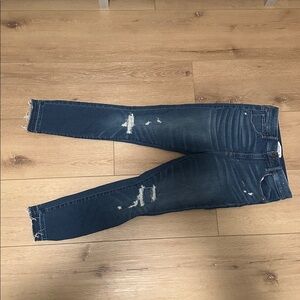 Distressed Blue Abercrombie & Fitch Skinny Jeans